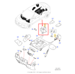 Forro Isolamento Traseiro Direito Assoalho Jaguar I-Pace 2018 A 2024 - Imagem 2