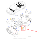 Forro Isolamento Esquerdo Assoalho Jaguar I-Pace 2018 A 2024 - Imagem 2
