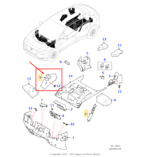 Forro Isolamento Direito Assoalho Jaguar I-Pace 2018 A 2024 - Imagem 2