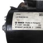 Motor Arranque Partida Motor Bmw 320i F30 2013 14 15 16 2017 - Imagem 2