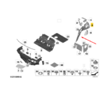 Forro Isolamento Caixa Roda Direita Porta Malas Bmw I3 2014 2018 2021 - Imagem 8