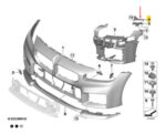 Guia Esquerdo Parachoque Dianteiro Bmw M2 G87 2023 2024 2025 - Imagem 2