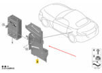 Suporte Amplificador Bmw M2 G87 2023 2024 2025 - Imagem 2