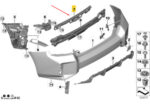 Guia Suporte Parachoque Traseiro Bmw M2 G87 2023 2024 2025 - Imagem 2