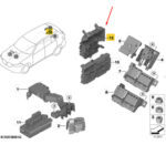 Suporte Modulo Distribuição Eletrica Bmw M2 G87 2023 A 2025 - Imagem 2
