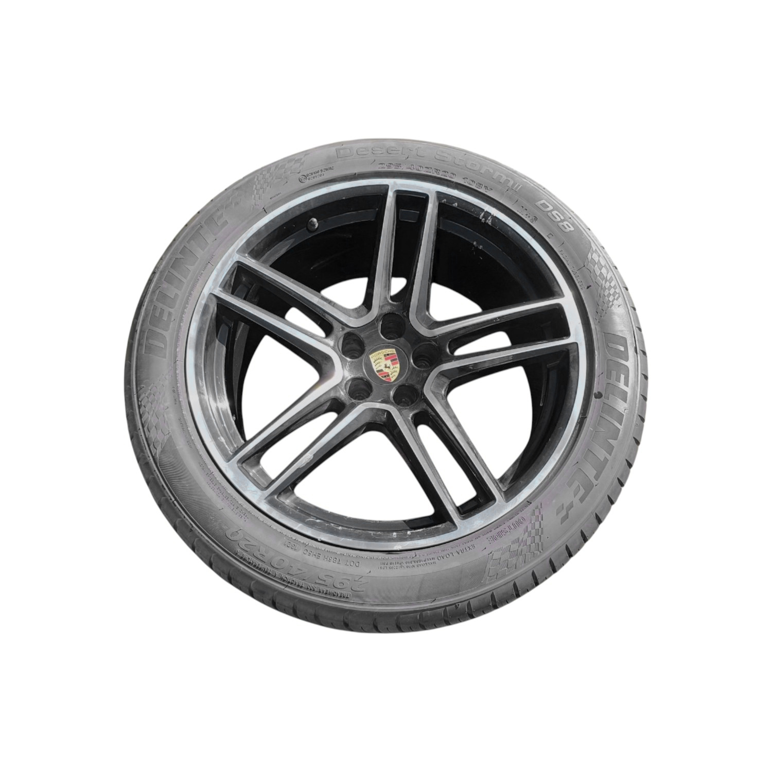 90ff99ce25584553887be67fcc0016ca.jpg Roda Unitária Traseira Porsche Macan Aro 20 2019 2021 2024 - Imagem 1