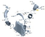 Suporte Do Tubo Superior Radiador Mercedes Glc300 2018 2023 - Imagem 3