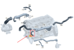 Mangueira Arrefecimento Motor Mercedes Glc300 2.0 2018 2023 - Imagem 5