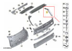 Acabamento Direito Tampa Porta Malas Bmw X6 F86 2015 2018 - Imagem 7