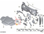 Isolamento Acústico Direito Capo Bmw X5 G05 X6 G06 2019 A 2024 - Imagem 5