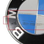 Emblema Dianteiro Capô 82mm Bmw X5 E70 X5M E71 X6M 2009 A 2014 - Imagem 3