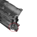Defletor Guia Ar Radiador Porsche Macan 2018 19 20 21 A 2025 - Imagem 3