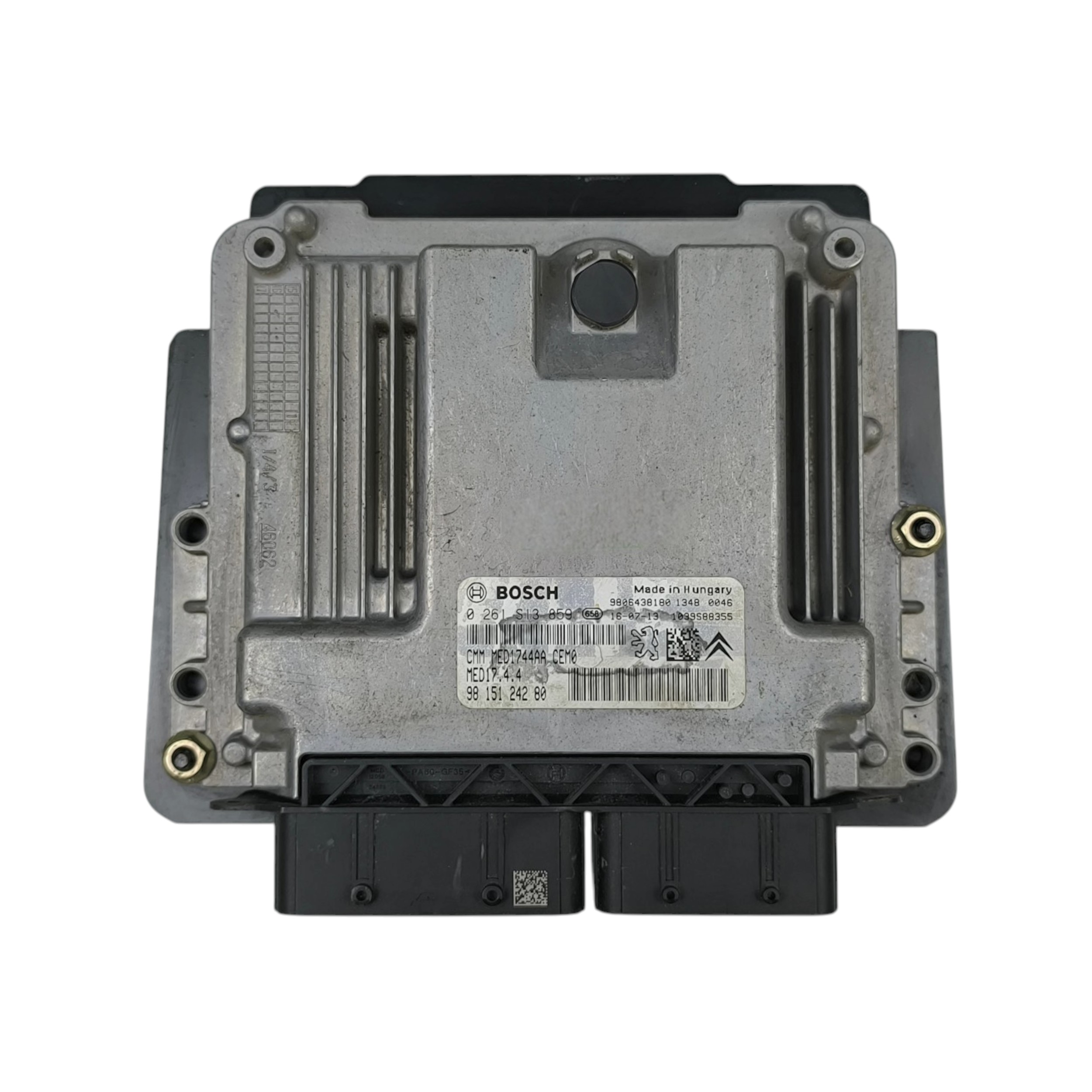 6e1f00f71ec662a32bbb53aefd0a71c3.jpg Módulo Injeção Ecu Motor Peugeot 2008 C4 1.6 Thp 2015 2019 - Imagem 1