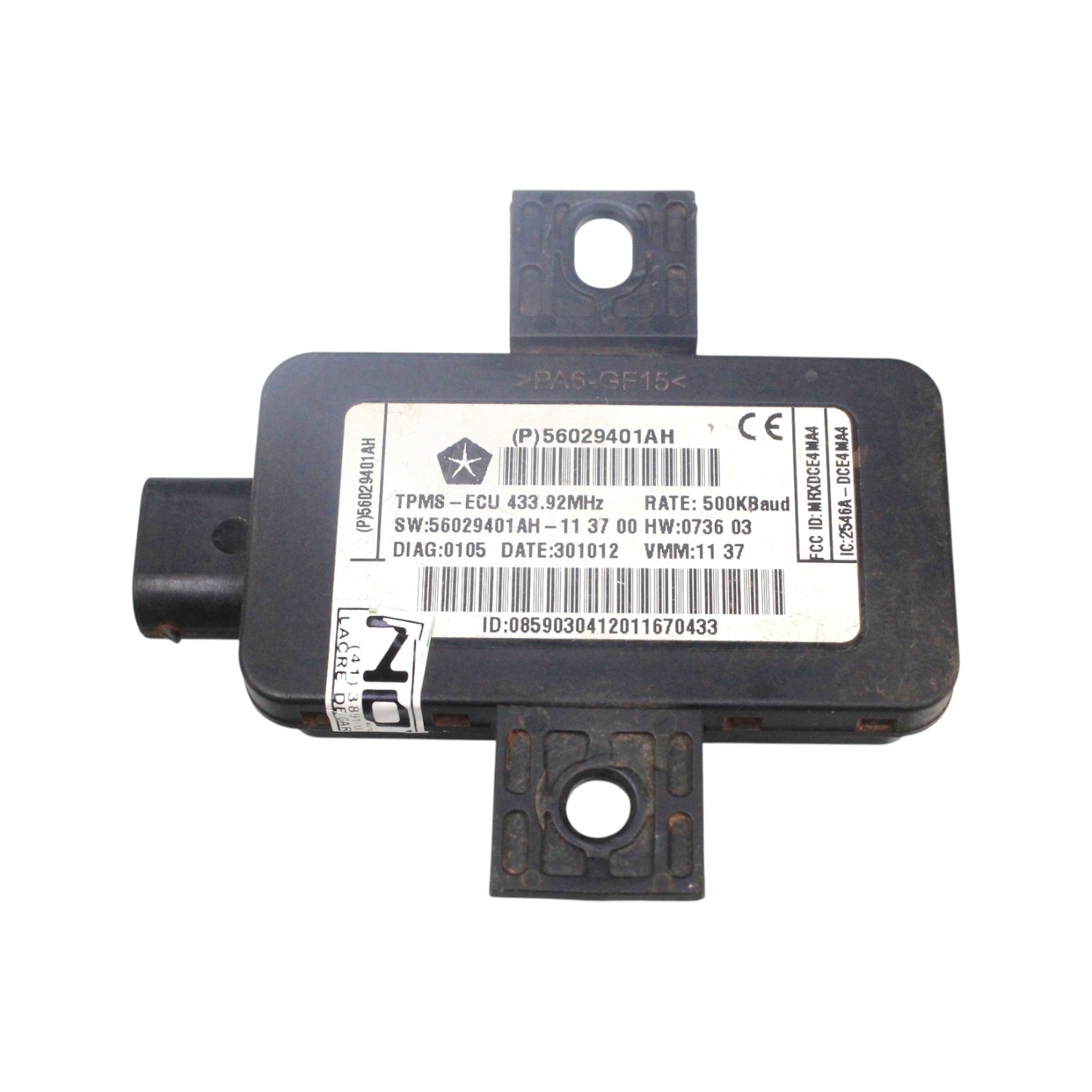b64c89df388bd433a4f9ddd59d12f1ca.jpg Módulo Pressão Pneus Jeep Cherokee Wrangler 2011 2012 2013 - Imagem 1