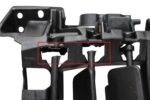 Defletor Radiador Esquerdo Porsche 911 992 2020 21 22 A 2024 - Imagem 5